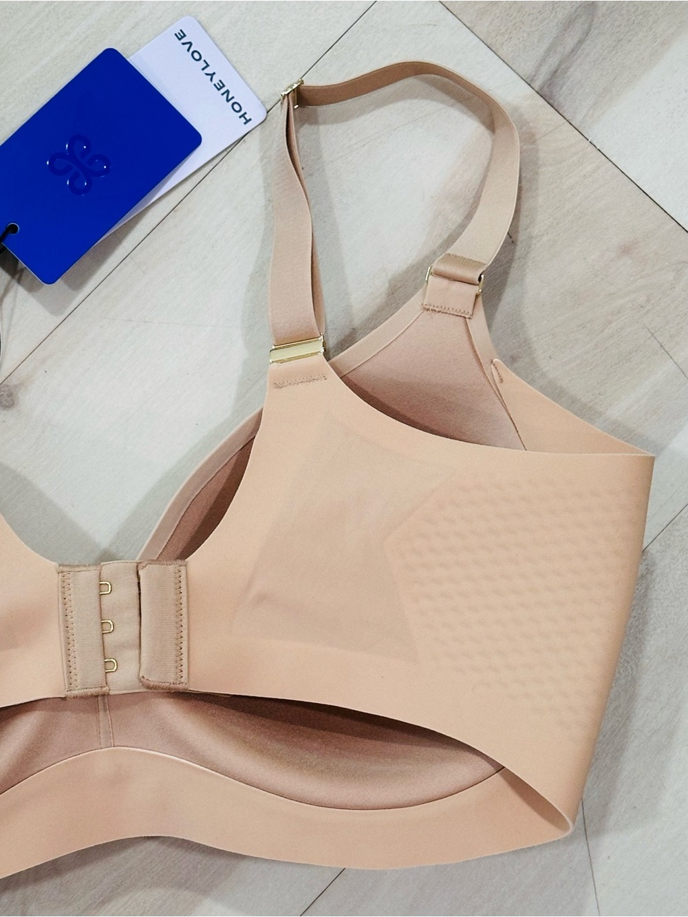Honeylove CloudEmbrace Wireless Bra Sz 34DD (E) sweetheart neckline foam pads. - Picture 9 of 14